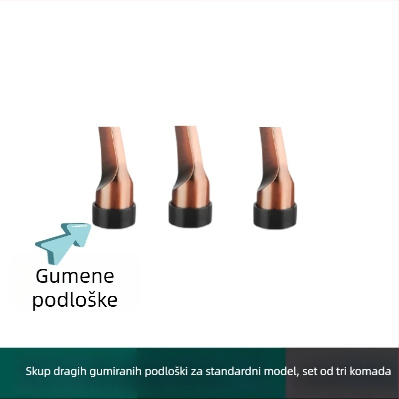 Pedalno upravljavani vrata stopper, cinkova legura, elektroplatiniranje, zidni montaža CT-01, ručno upravljanje, Feiyang, moderni minimalistički stil