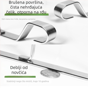 Xinyi jia Nordic stil multifunkcionalni kuhinjski viseći stalak, zidni, 201 nehrđajući čelik, držač za posuđe s odvodom