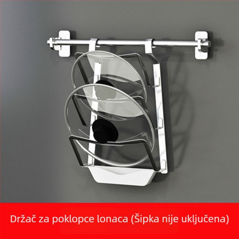 Xinyi jia Nordic stil multifunkcionalni kuhinjski viseći stalak, zidni, 201 nehrđajući čelik, držač za posuđe s odvodom