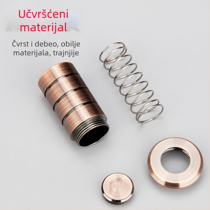 Cijev za zaštitu od prašine od mesinga – zatvarač otvor brave na vratima – Model 2519/3427, Značka Leyoujia, Stil Light Luxury (Model 2519/3427 · Tip: Cijev za zaštitu od prašine · Materijal: Latun · Brend: Leyoujia · Stil: Light Luxury)