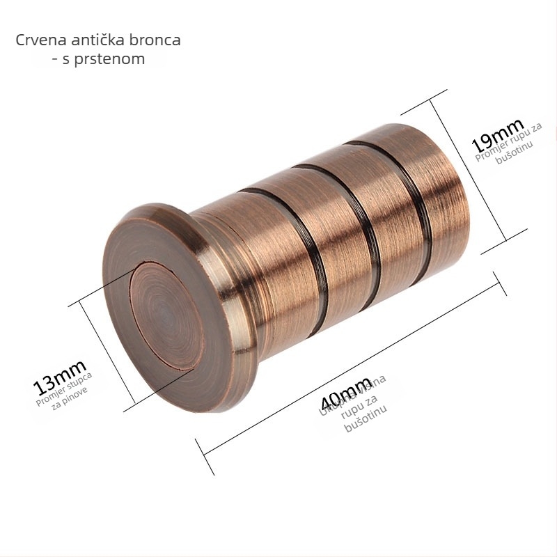 Cijev za zaštitu od prašine od mesinga – zatvarač otvor brave na vratima – Model 2519/3427, Značka Leyoujia, Stil Light Luxury (Model 2519/3427 · Tip: Cijev za zaštitu od prašine · Materijal: Latun · Brend: Leyoujia · Stil: Light Luxury)
