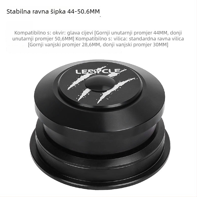 Set čašica ležaja upravljača bicikla – aluminij, Lebycle, unisex, kompatibilan s cestovnim i planinskim biciklima