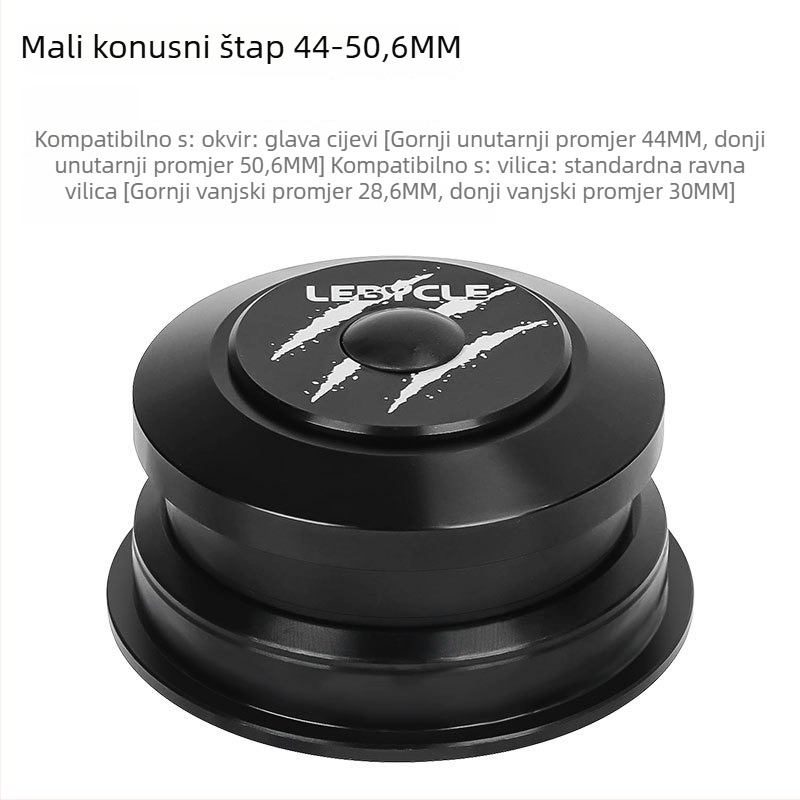Set čašica ležaja upravljača bicikla – aluminij, Lebycle, unisex, kompatibilan s cestovnim i planinskim biciklima