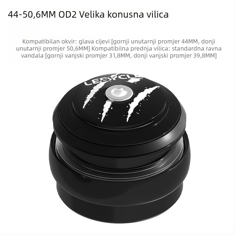 Set čašica ležaja upravljača bicikla – aluminij, Lebycle, unisex, kompatibilan s cestovnim i planinskim biciklima