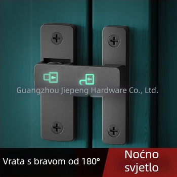 Vrata zasun Tip A, Model 83 Buckle, Cinkov lit, Pješčani završni, Montaža na površinu, Unutarnja uporaba