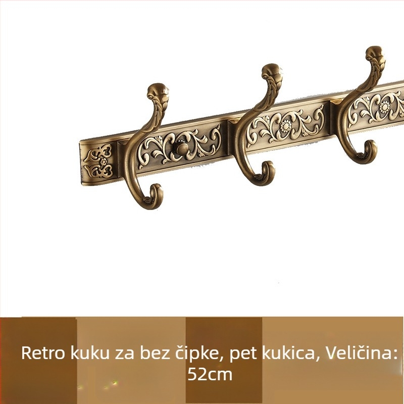 Zidni vješalica od legure, američki stil, antički premaz, 2 kg, Seth