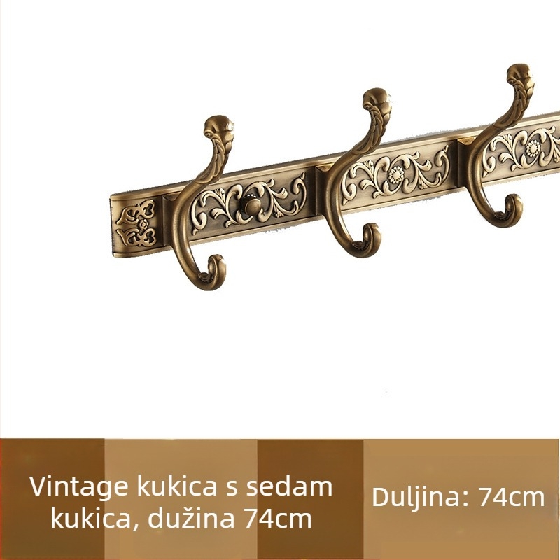 Zidni vješalica od legure, američki stil, antički premaz, 2 kg, Seth