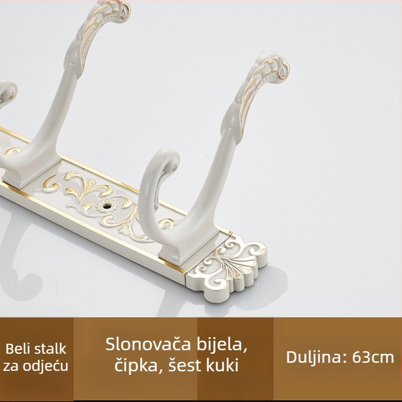 Zidni vješalica od legure, američki stil, antički premaz, 2 kg, Seth