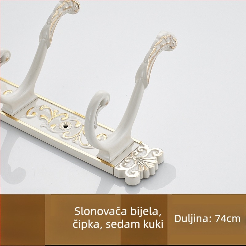 Zidni vješalica od legure, američki stil, antički premaz, 2 kg, Seth