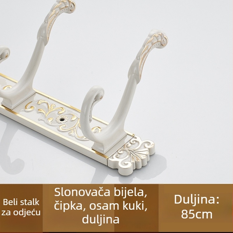 Zidni vješalica od legure, američki stil, antički premaz, 2 kg, Seth