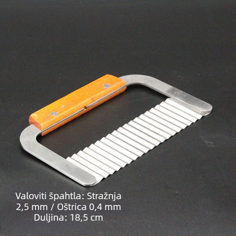 Teppanyaki set spatula s drvenom drškom, od nehrđajućeg čelika – visoka otpornost na temperaturu, anti-opeklina, uključuje spatulu za steak i roštilj