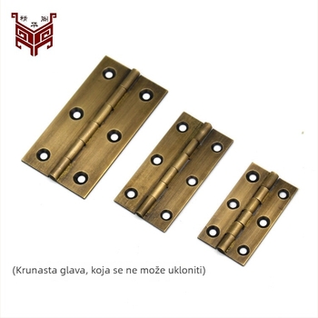 Skriti mesingana šarka za vrata ormarića, tiha, pogodna za vrata ormara, zaslone i kutije