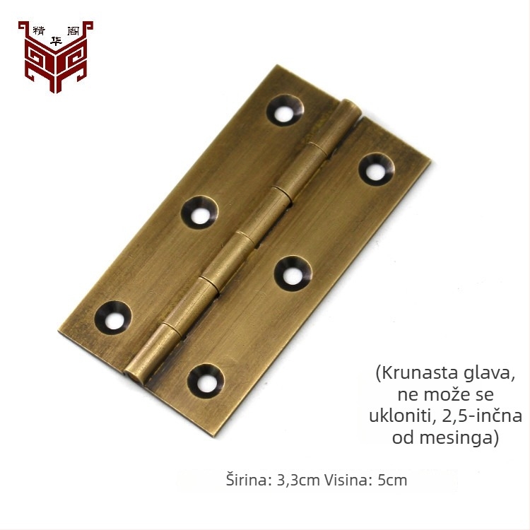 Skriti mesingana šarka za vrata ormarića, tiha, pogodna za vrata ormara, zaslone i kutije