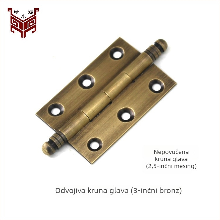 Skriti mesingana šarka za vrata ormarića, tiha, pogodna za vrata ormara, zaslone i kutije