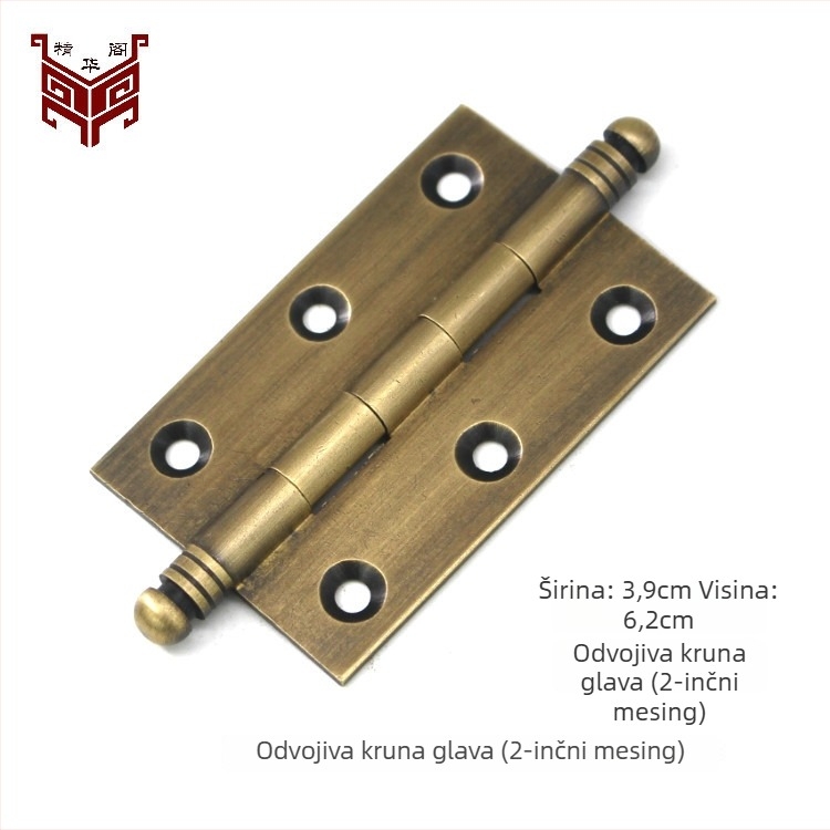 Skriti mesingana šarka za vrata ormarića, tiha, pogodna za vrata ormara, zaslone i kutije