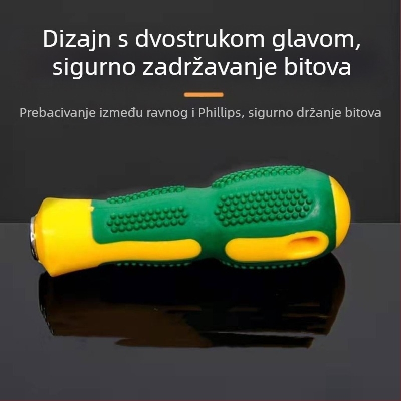 Čvrsti magnetski set bitova za odvijač: Philips, ravni, Torx i HEX bitovi, za bežične i ručne bušilice