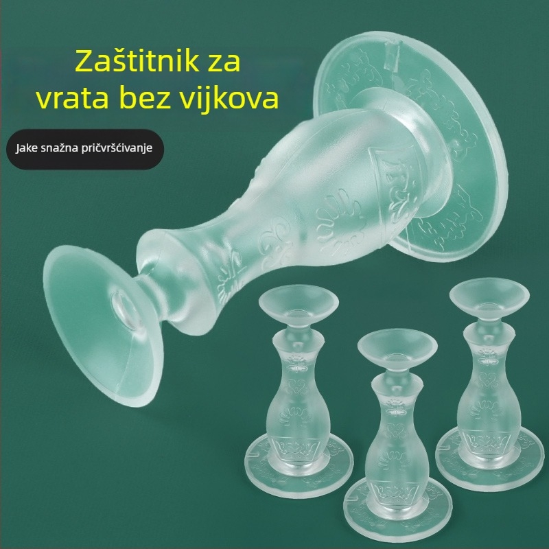 Silikonski stoper za vrata — montaža bez bušenja, otporan na sudar, za ulazna i stražnja vrata