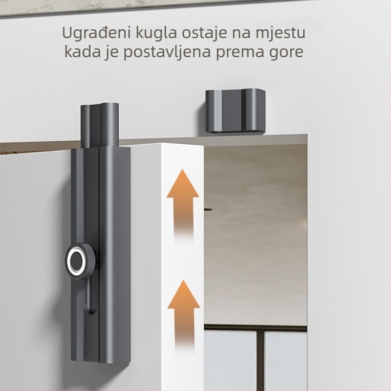CX-11 O-brava za vrata, unutrašnji ljepilo zasun, aluminijska legura, elektroplatiranje, Tianlin, moderni minimalistički stil