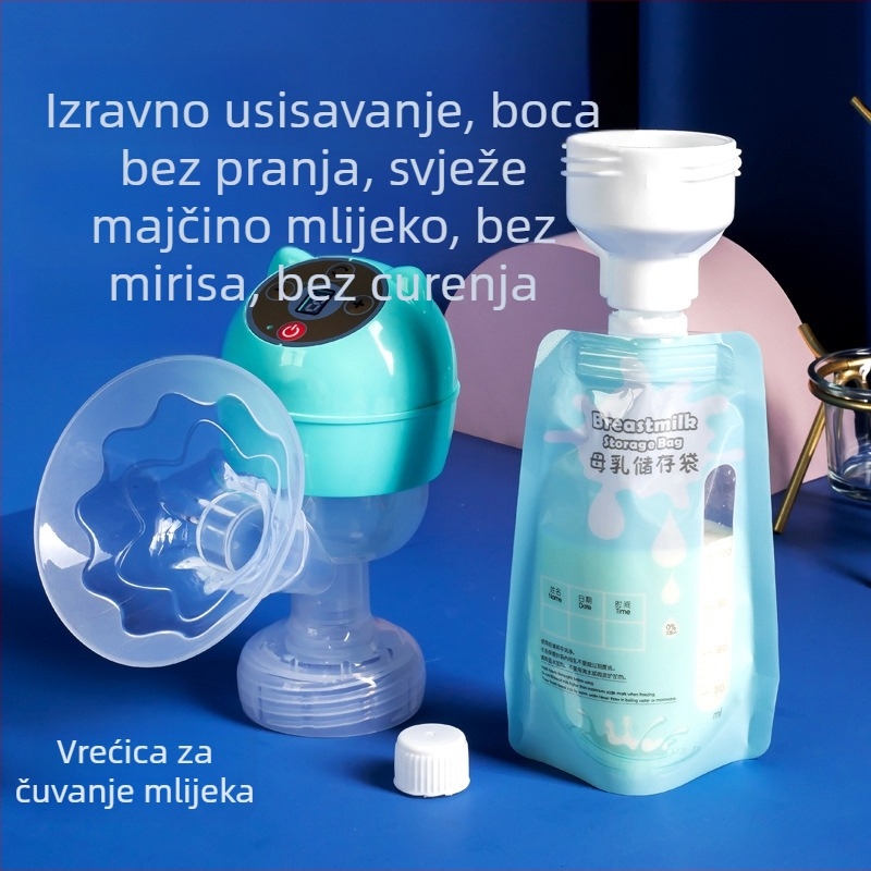 Beiyoukang Torbica za čuvanje majčinog mlijeka, PET materijal, Jednokratna zamrziva vrećica, Prijenosna