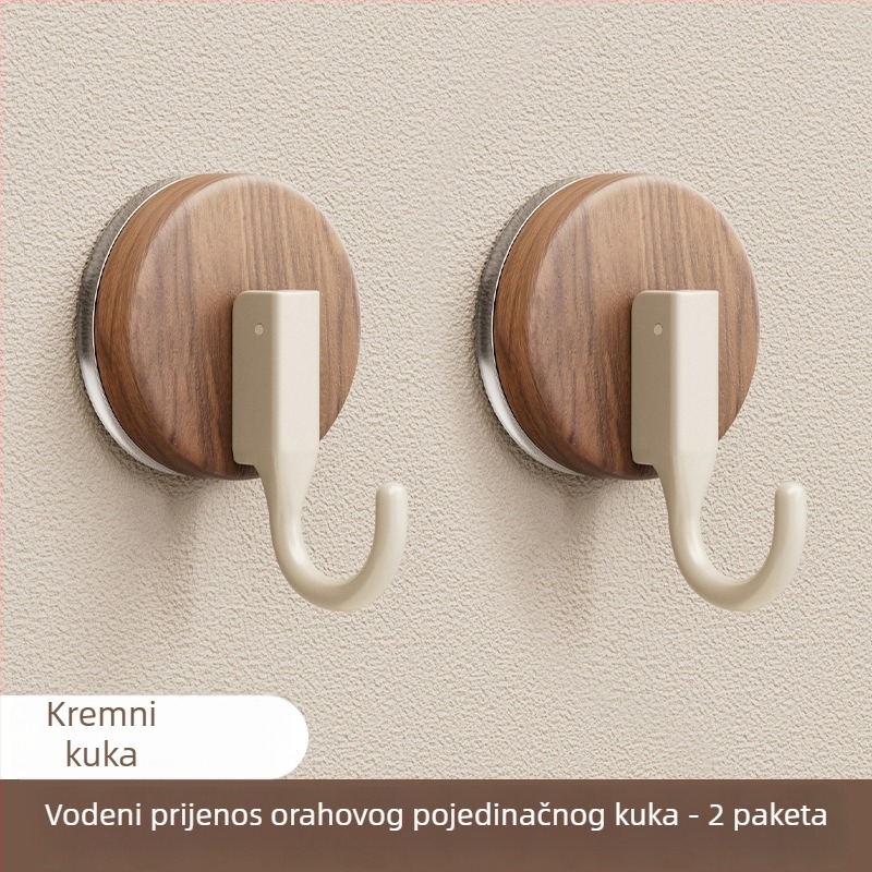 Usisna kuka za vješanje s antiknim stilom, ABS materijal, bez bušenja, pogodna za kupaonicu i kuhinju
