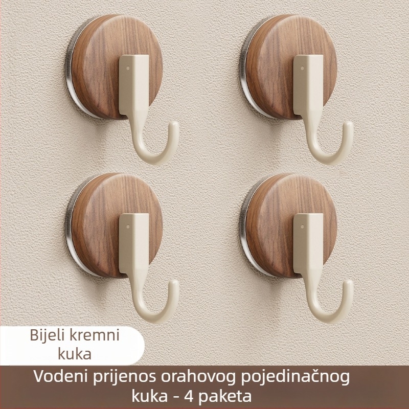 Usisna kuka za vješanje s antiknim stilom, ABS materijal, bez bušenja, pogodna za kupaonicu i kuhinju