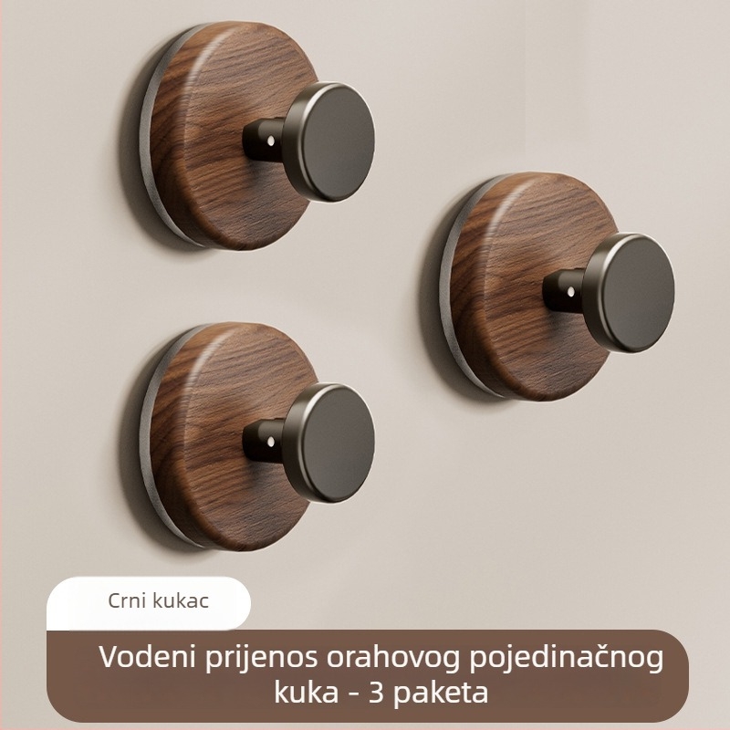 Usisna kuka za vješanje s antiknim stilom, ABS materijal, bez bušenja, pogodna za kupaonicu i kuhinju