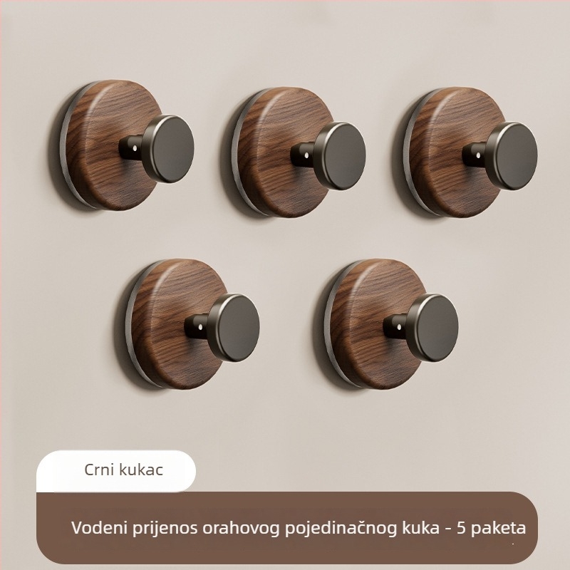 Usisna kuka za vješanje s antiknim stilom, ABS materijal, bez bušenja, pogodna za kupaonicu i kuhinju