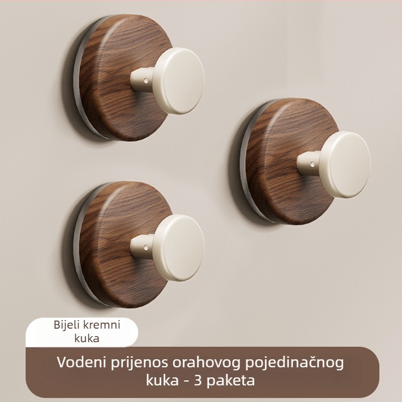 Usisna kuka za vješanje s antiknim stilom, ABS materijal, bez bušenja, pogodna za kupaonicu i kuhinju