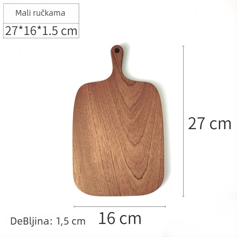 Drvena daska za rezanje – Ebony, nepravilnog stila, Thousand Ends marka, kućna upotreba, lansirano 2025.