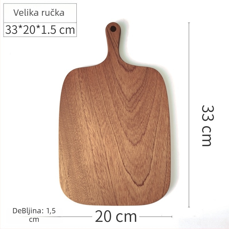 Drvena daska za rezanje – Ebony, nepravilnog stila, Thousand Ends marka, kućna upotreba, lansirano 2025.