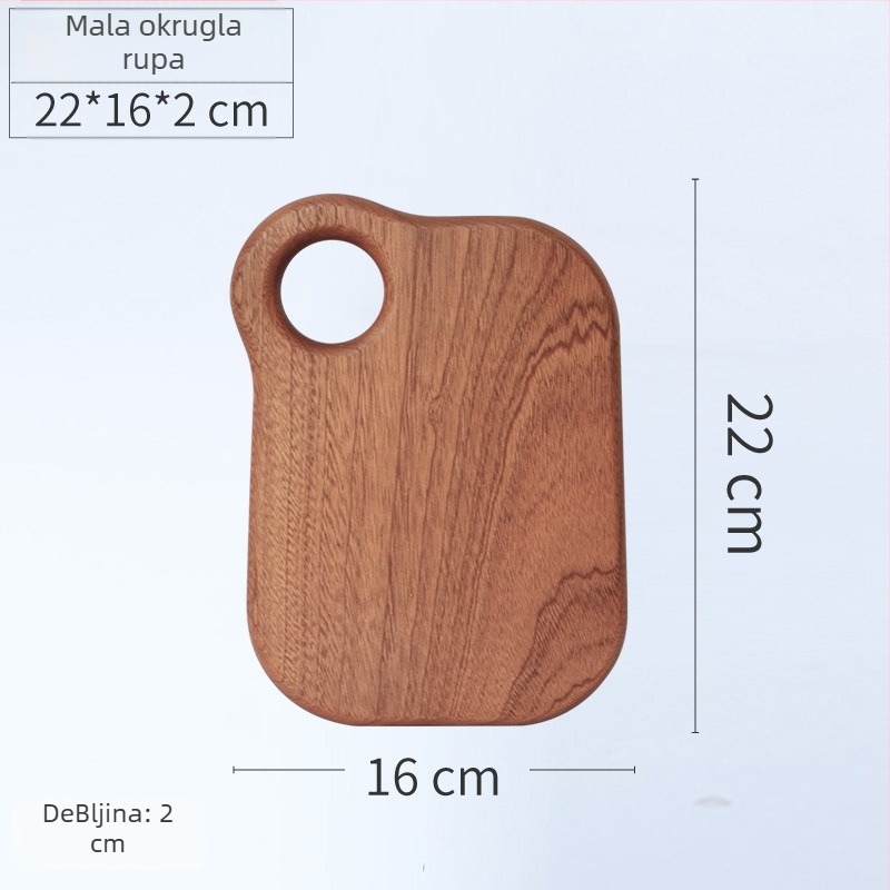 Drvena daska za rezanje – Ebony, nepravilnog stila, Thousand Ends marka, kućna upotreba, lansirano 2025.