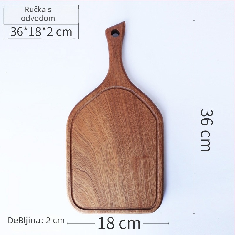 Drvena daska za rezanje – Ebony, nepravilnog stila, Thousand Ends marka, kućna upotreba, lansirano 2025.