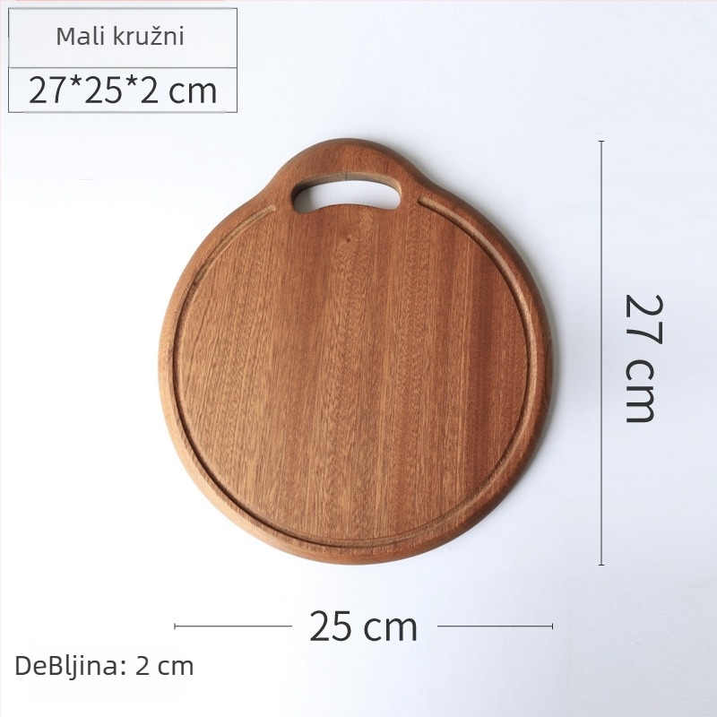 Drvena daska za rezanje – Ebony, nepravilnog stila, Thousand Ends marka, kućna upotreba, lansirano 2025.