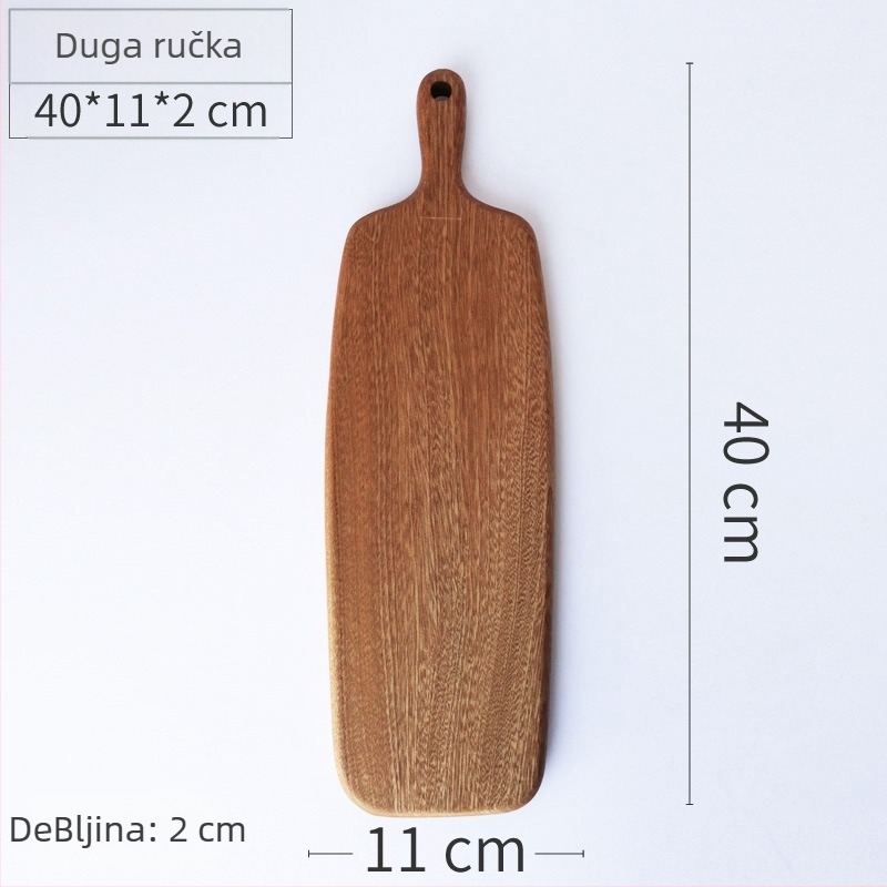 Drvena daska za rezanje – Ebony, nepravilnog stila, Thousand Ends marka, kućna upotreba, lansirano 2025.