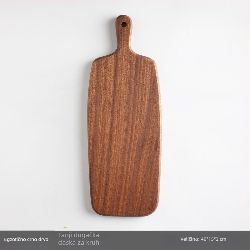 Drvena daska za rezanje – Ebony, nepravilnog stila, Thousand Ends marka, kućna upotreba, lansirano 2025.