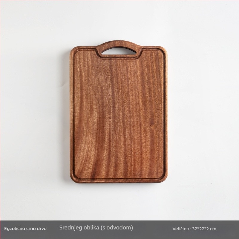 Drvena daska za rezanje – Ebony, nepravilnog stila, Thousand Ends marka, kućna upotreba, lansirano 2025.