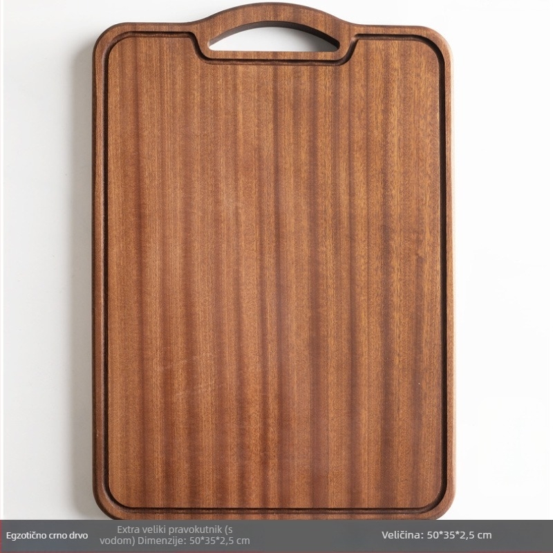 Drvena daska za rezanje – Ebony, nepravilnog stila, Thousand Ends marka, kućna upotreba, lansirano 2025.