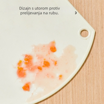 TPU silikonska daska za rezanje, prehrambene kvalitete, dvostrana, otporna na ogrebotine i plijesan, polukružni i kvadratni oblik