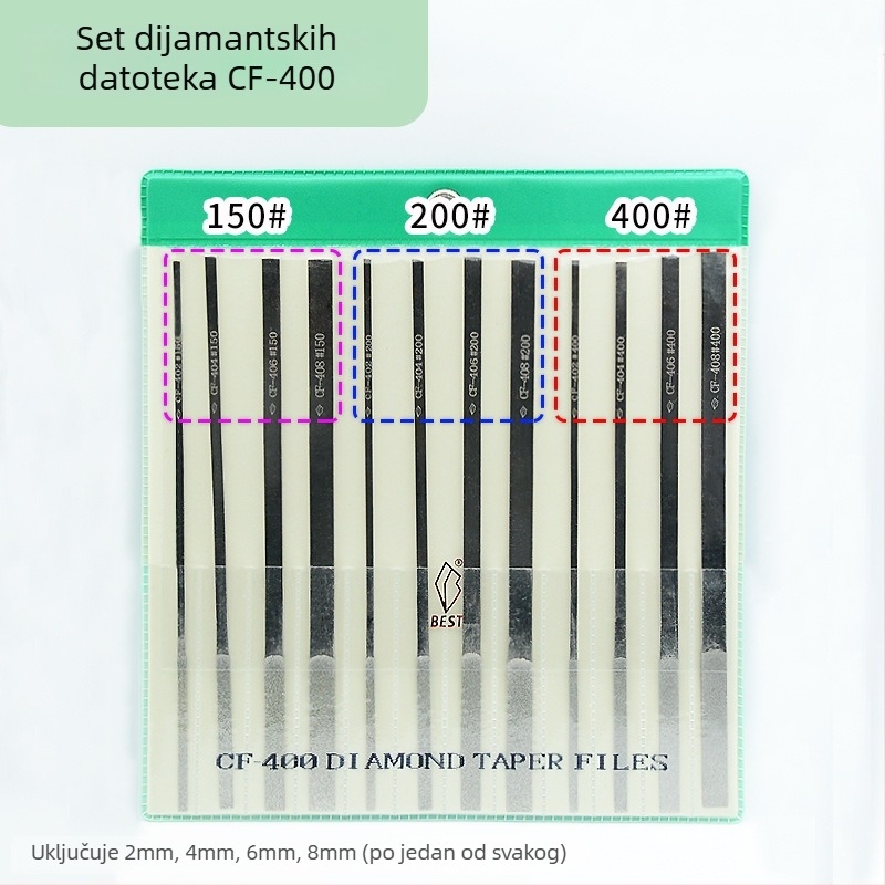 BEST Dijamantni fajl CF-400 set CF-402, 150-mreža