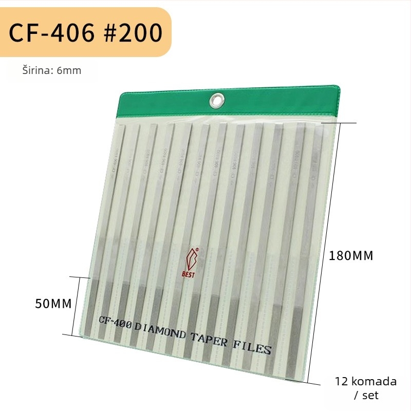 BEST Dijamantni fajl CF-400 set CF-402, 150-mreža