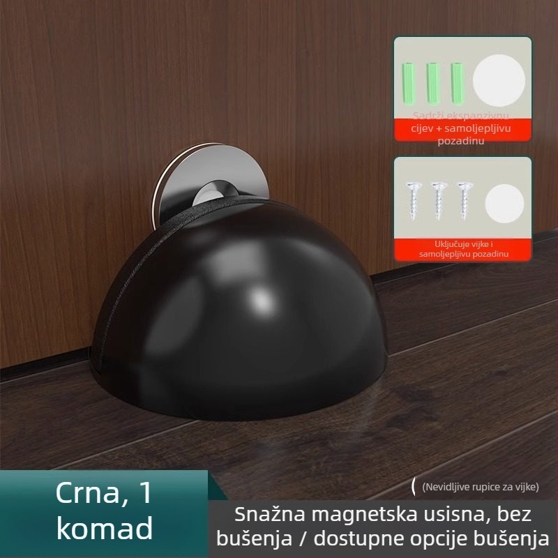 Magnetski sigurnosni držač za vrata, bez bušenja, podno pričvršivanje