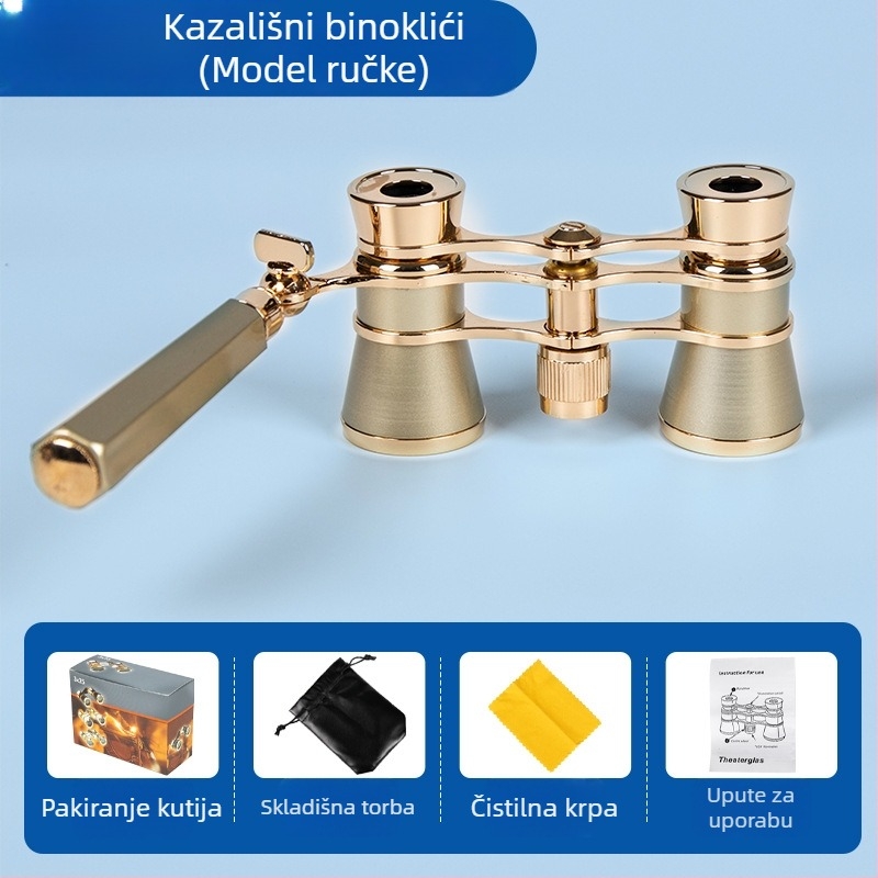 Metalni kazališni teleskop, neutralna marka, nije uvezeno, bez licence privatne etikete, astronomijsko promatranje