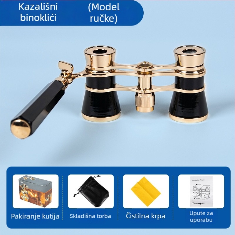 Metalni kazališni teleskop, neutralna marka, nije uvezeno, bez licence privatne etikete, astronomijsko promatranje