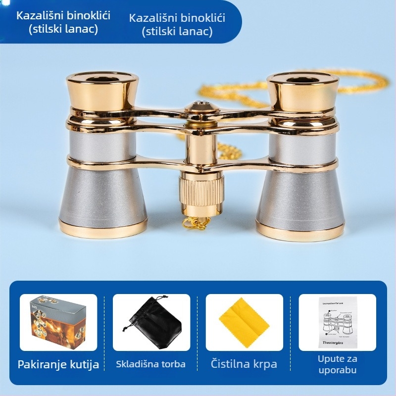 Metalni kazališni teleskop, neutralna marka, nije uvezeno, bez licence privatne etikete, astronomijsko promatranje