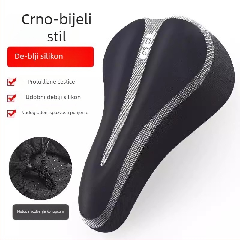 Navlaka za sjedalo bicikla TN-344 – Walker Cloud, silikon + memorijska pjena, kompatibilan s brdskim biciklima