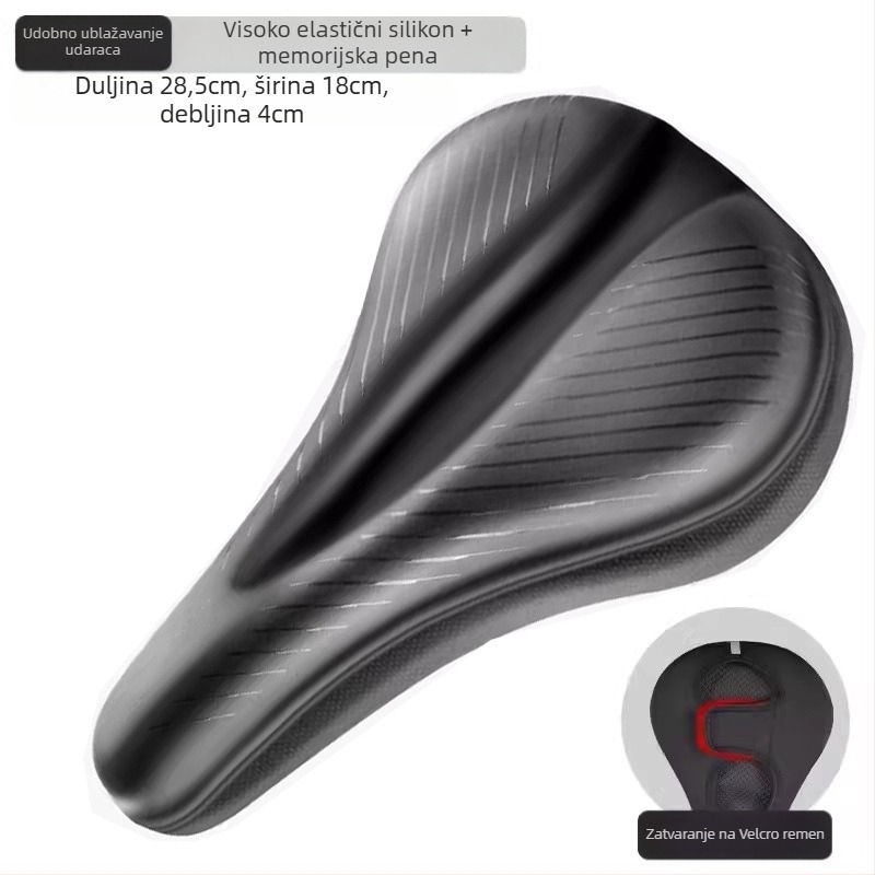 Navlaka za sjedalo bicikla TN-344 – Walker Cloud, silikon + memorijska pjena, kompatibilan s brdskim biciklima