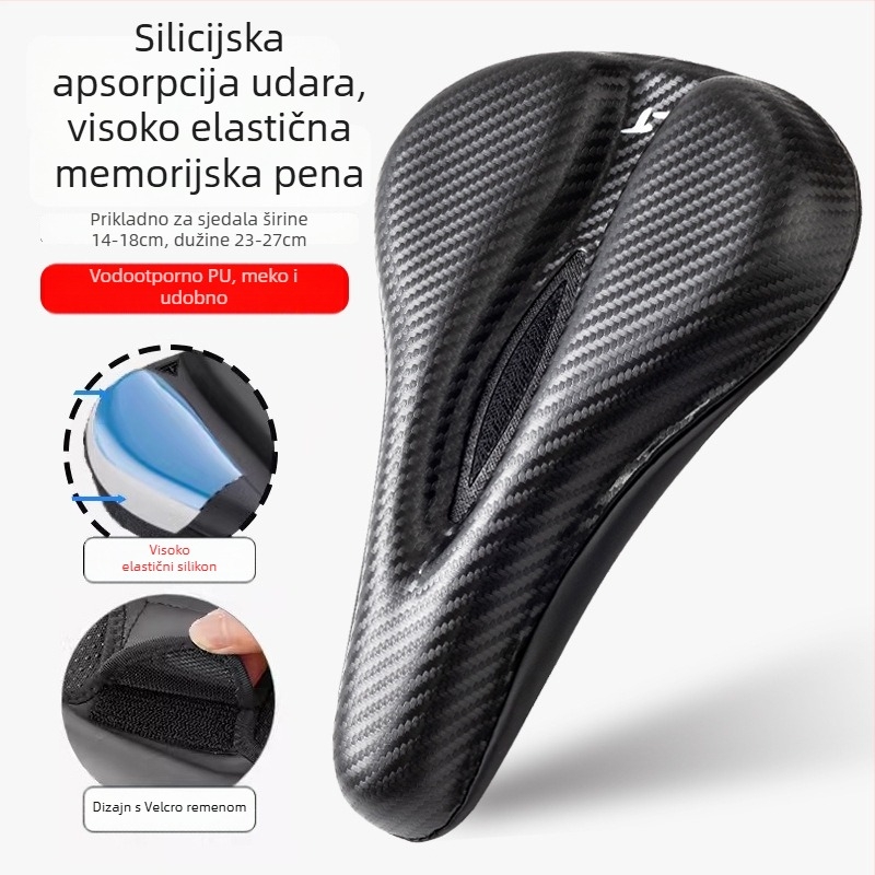 Navlaka za sjedalo bicikla TN-344 – Walker Cloud, silikon + memorijska pjena, kompatibilan s brdskim biciklima