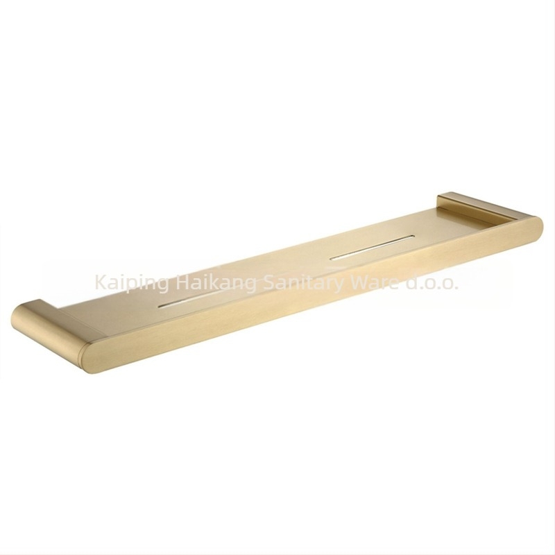 Držač ručnika od nehrđajućeg čelika s elektroplatiranim završetkom, 2 sloja, nosivost 10 kg, stil laganog luksuza