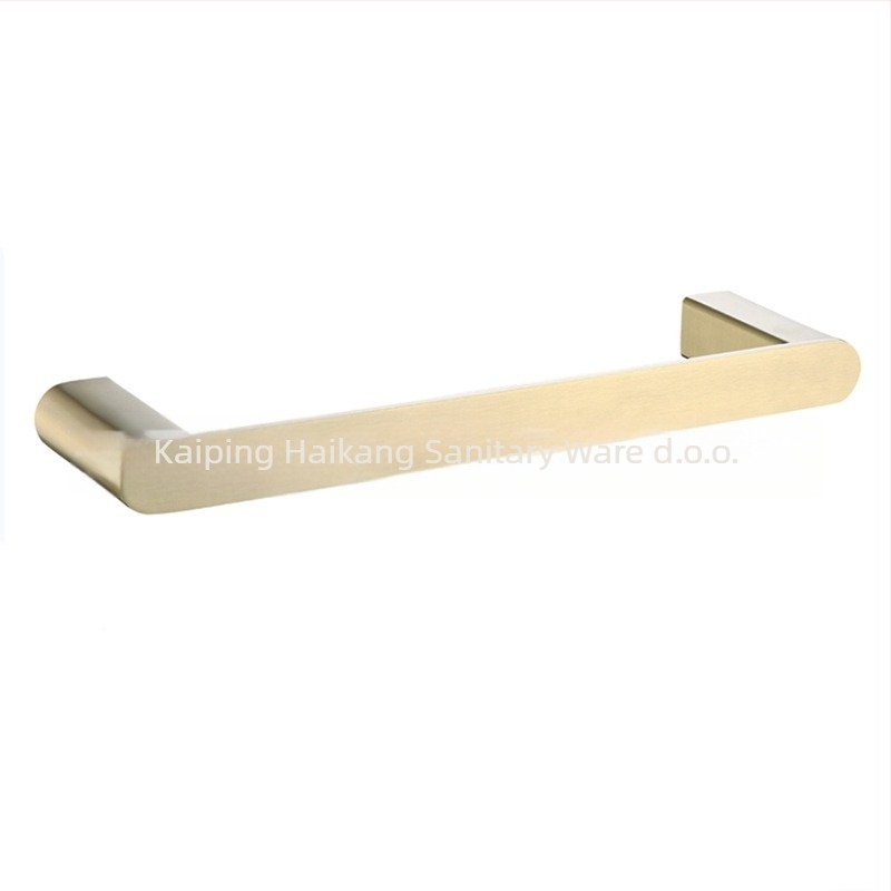 Držač ručnika od nehrđajućeg čelika s elektroplatiranim završetkom, 2 sloja, nosivost 10 kg, stil laganog luksuza