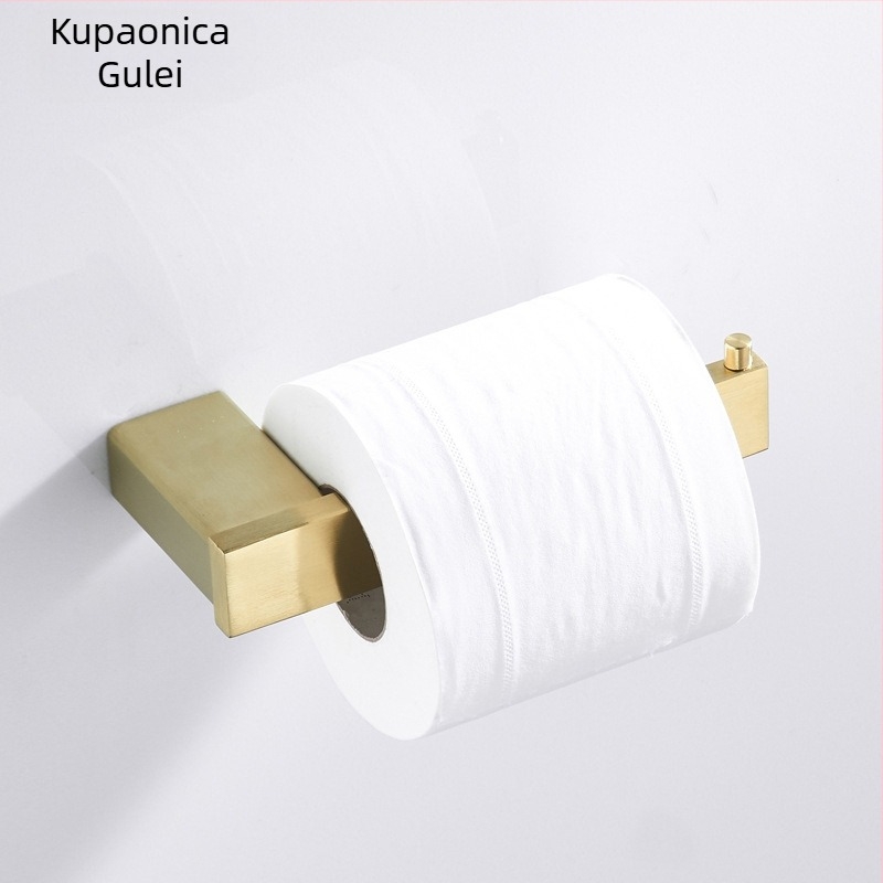 Držač za ručnike od nehrđajućeg čelika s brušenim završetkom – set kupaonskih dodataka